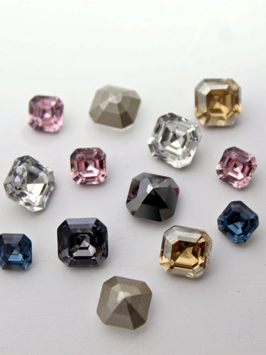 施家钻4480公主方美甲饰品尖底钻