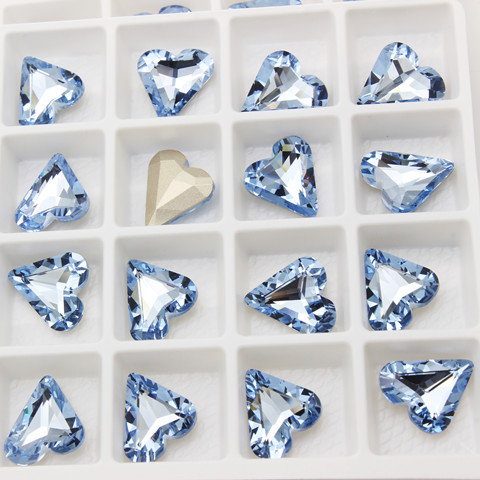 美甲水钻爱心指甲饰品钻歪桃心