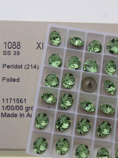 施钻水晶1088尖底圆形钻214橄榄美甲立体堆钻球DIY饰品耳钉华子钻