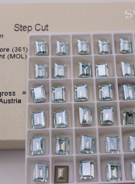 施家水晶4527钻小冰糖浅粉蓝月光奥地利水钻华子美甲钻堆钻361mol