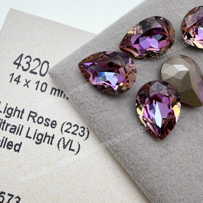 施钻4320尖底水滴223VL浅粉紫光