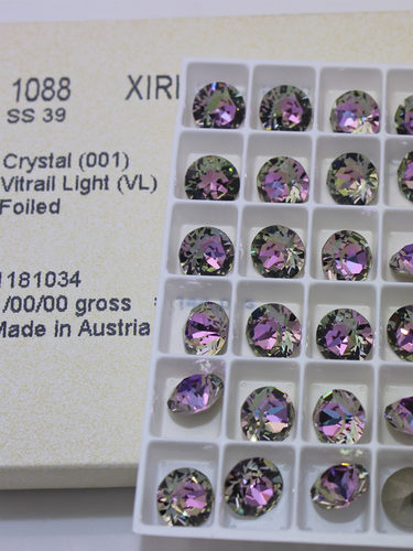 华子水钻1088尖圆钻紫光美甲饰品