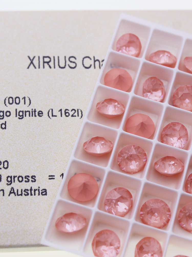 施家水钻L162I尖底圆形钻美甲钻