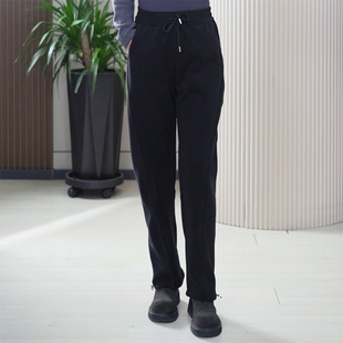 黑科技加厚双面防风裤女休闲运动抗寒保暖筷子裤沐丝绒冬季镰刀裤