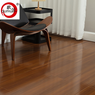欧派强化地板12mm复合木地板家装耐磨红色平面亮面花木匠工厂直销