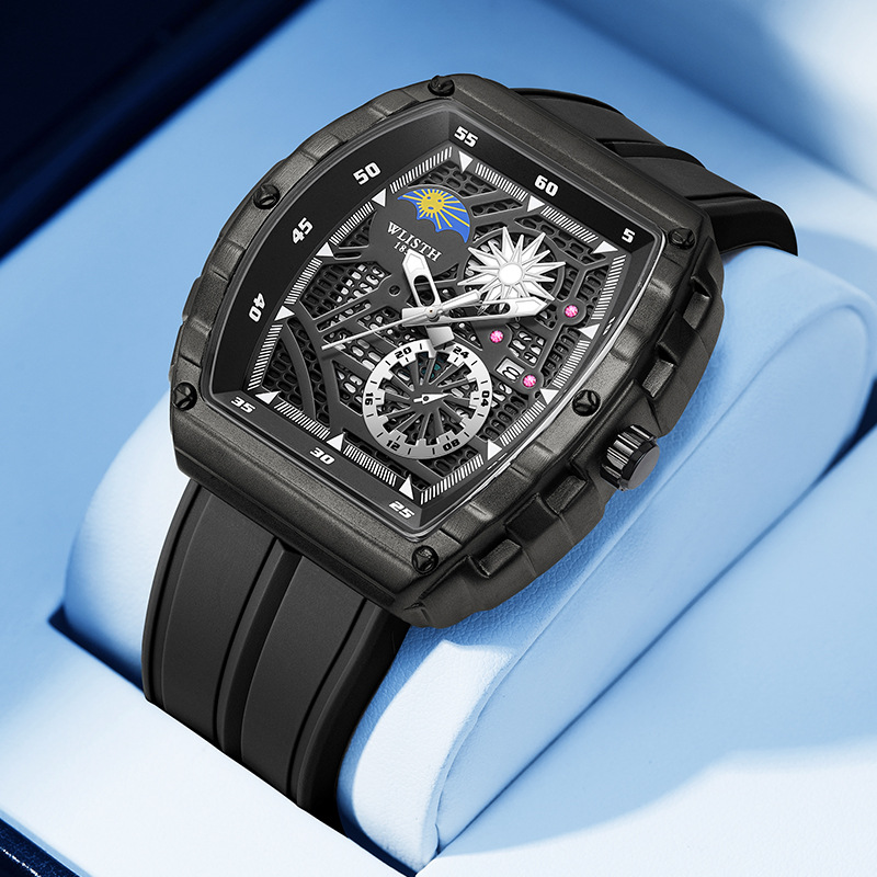 品牌WLISTH时尚运动手表石英腕表