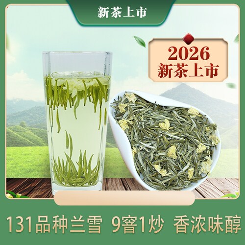 2026兰雪茉莉花茶250克  叶正原飘雪四川茉莉花茶浓香型特级