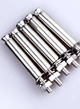 304不锈钢膨胀螺丝 外膨胀螺栓M8M10M6M12加长拉爆超长挂钩6mm8mm