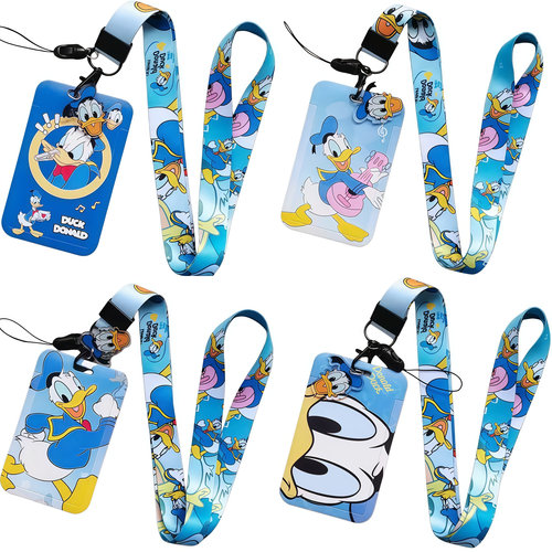 Donald Duck 唐老鸭滑盖卡套挂绳学生饭卡水卡保护套吊坠卡套