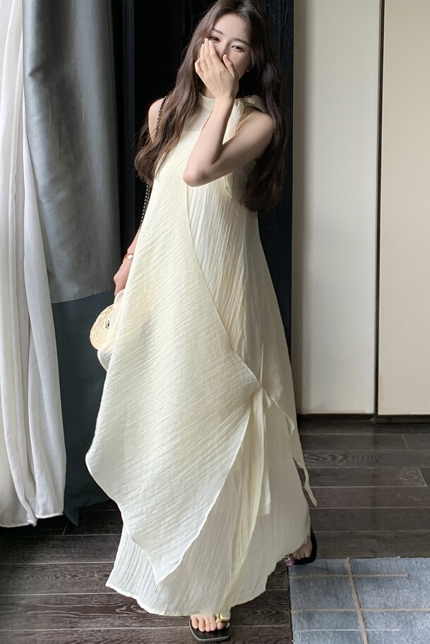 现货2025夏新款连衣裙俩件套13158-P145-K208,女装连衣裙,2C013