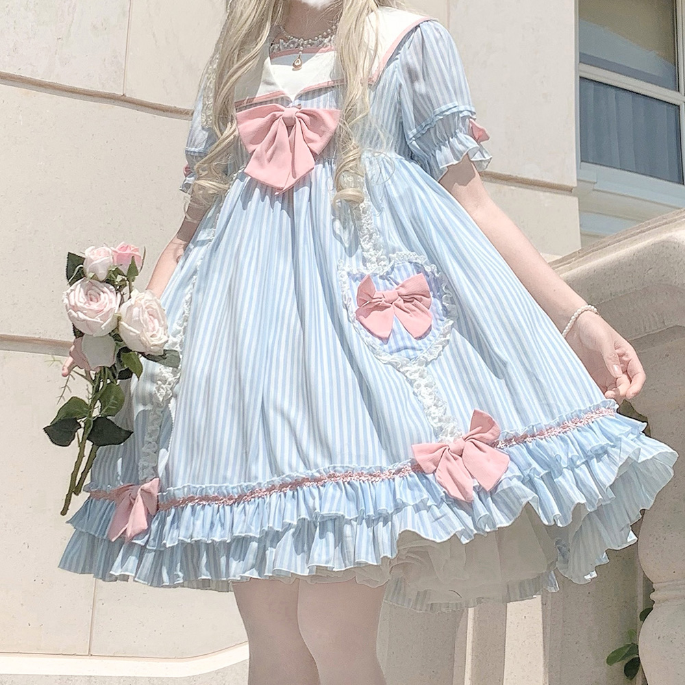 可爱少女lolita夏季闺蜜装连衣裙