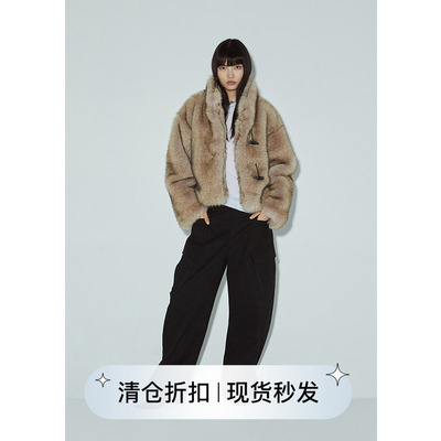 squarecircle方圆街头皮草外套