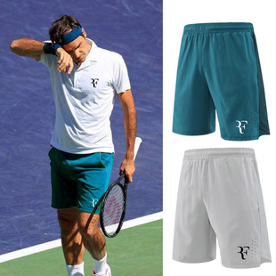 新款费德勒网球训练短裤男纳达尔白色五分裤小德速干网球裤定制