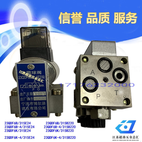 电磁球阀23QDF6B-4/315E220