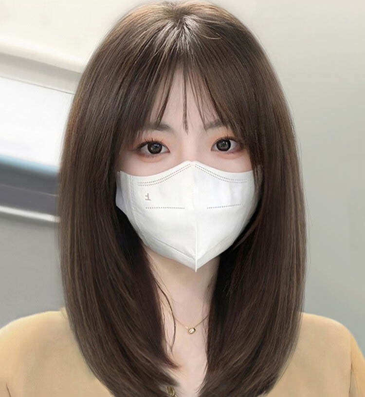 假发女中长发全头套自然隐形齐肩锁骨发仿真人发短发整顶假发套