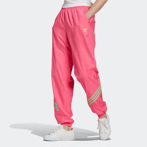 Adidas/阿迪达斯正品三叶草施华洛世奇联名女子梭织长裤 GS2637