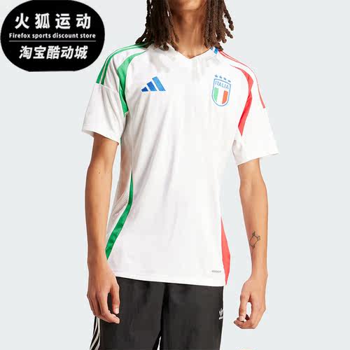 阿迪达斯男士足球运动短袖球衣