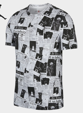 Nike/耐克正品 新款JORDAN RIVALS 男子印花短袖T恤 CD5849-100