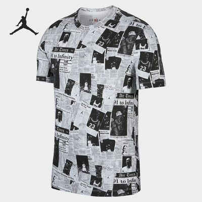 Nike/耐克正品 新款JORDAN RIVALS 男子印花短袖T恤 CD5849-100