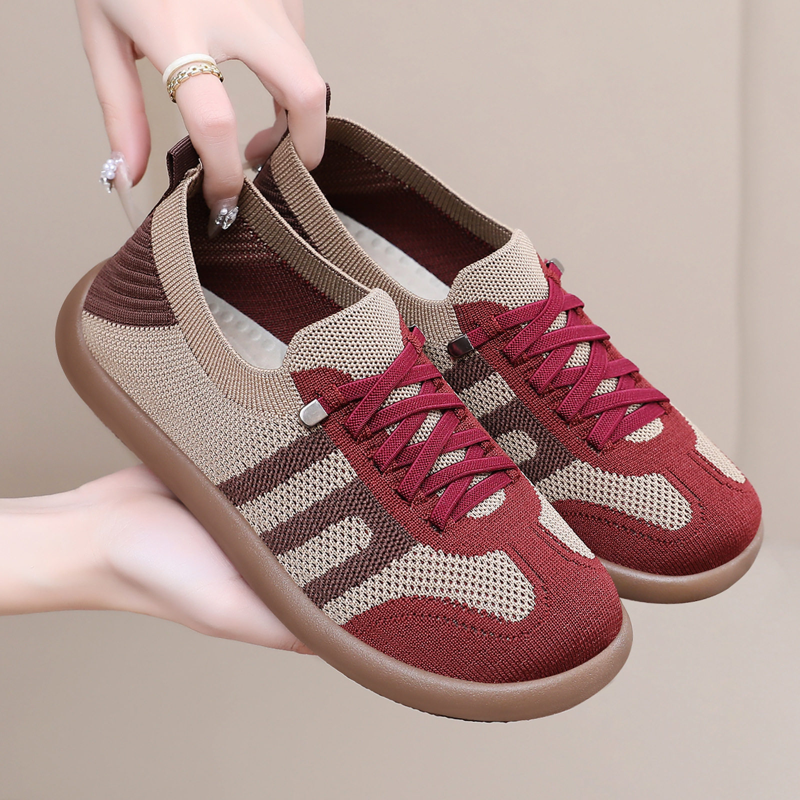 女鞋春季新款厚底阿甘鞋休闲百搭鞋子女软底不累脚德训运动鞋,女鞋,浅口单鞋,淘宝优惠券,粉丝福利购,淘宝优惠卷