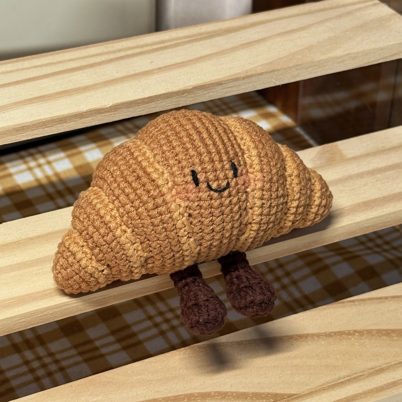 diy手工超可爱jelly同款牛角包毛线钩针材料包手工编织挂件钥匙扣,服饰配件/皮带/帽子/围巾,DIY编织材料包,淘宝优惠券,粉丝福利购,淘宝优惠卷