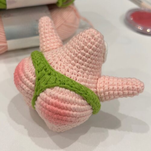 手工钩织毛线diy材料包翘臀派大星玩偶钥匙扣挂件可爱编织挂件扣