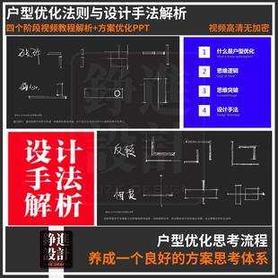 73室内全案户型优化法则与设计手法解析精选花西平面方案视频教程