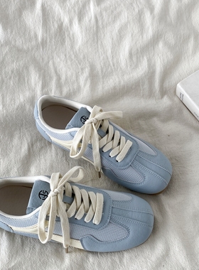 OLDORDER喜叔马卡龙糖果色系德训鞋女款软底阿甘鞋轻便休闲运动鞋