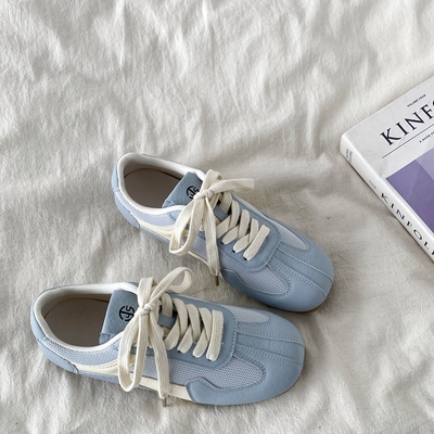 OLDORDER喜叔马卡龙糖果色系德训鞋女款软底阿甘鞋轻便休闲运动鞋