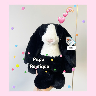 Bunny钢琴兔荷兰兔 绝版 Dutch 英国Jellycat 黑白兔邦尼玩偶 正品