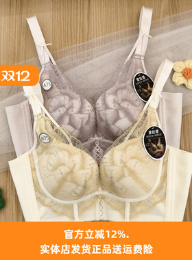 都市丽人新款LJC1C5普拉提桑蚕丝内衣聚拢收副乳四排扣调整文胸