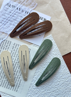 5yi Studio 丝绒三色发夹套装