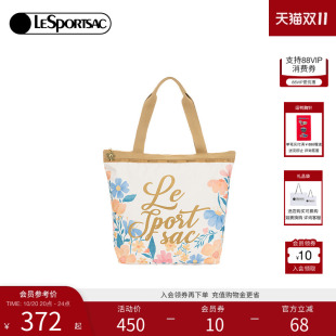 LeSportsac乐播诗2025新款 蜜意花园系列优雅休闲拉链单肩托特包女