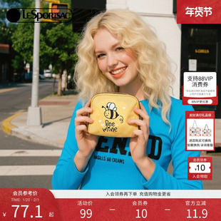 LeSportsac乐播诗新款TRENDY系列可爱化妆品收纳手机包女手拿包