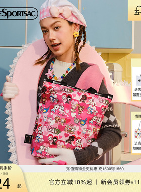 LeSportsac乐播诗新款TOKIDOKI™LOVE情人节休闲通勤卡通托特包女