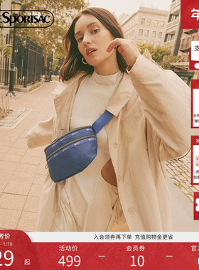 LeSportsac乐播诗新款超轻系列腰包大容量斜挎包胸包C411