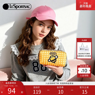 LeSportsac乐播诗25新款 TRENDY系列可爱印花收纳零钱包拉链手拿包