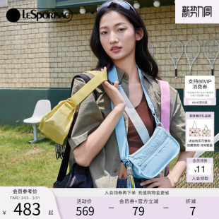 陈赫同款LeSportsac乐播诗斜挎包运动休闲单肩包轻便通勤手提小包
