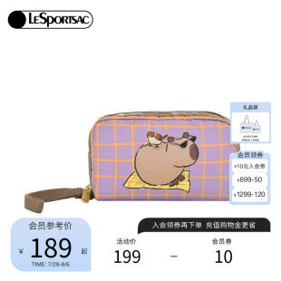 迷你手拿包便携卡皮巴拉度假动漫小包 LeSportsac乐播诗新款