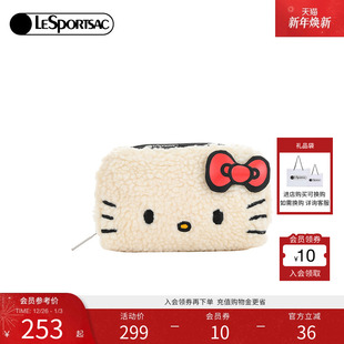 LeSportsac乐播诗HELLOKITTY合作系列新款 凯蒂猫手拿包化妆手抓包