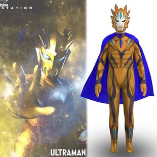 佰思漫黄金无限赛罗奥特儿童连体衣紧身衣角色扮演服装