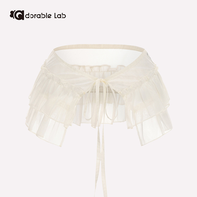 Adorablelab25春夏芭蕾钻石网纱雪纺屁帘装饰腰带半身裙甜辣韩女