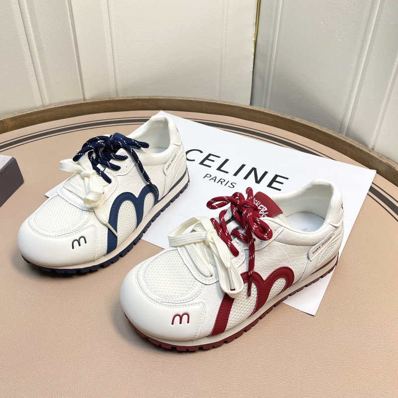 高鹏真皮红色德训鞋女2026春新款丑萌圆头平底学生运动软底小白鞋,女鞋,德训鞋,淘宝优惠券,粉丝福利购,淘宝优惠卷