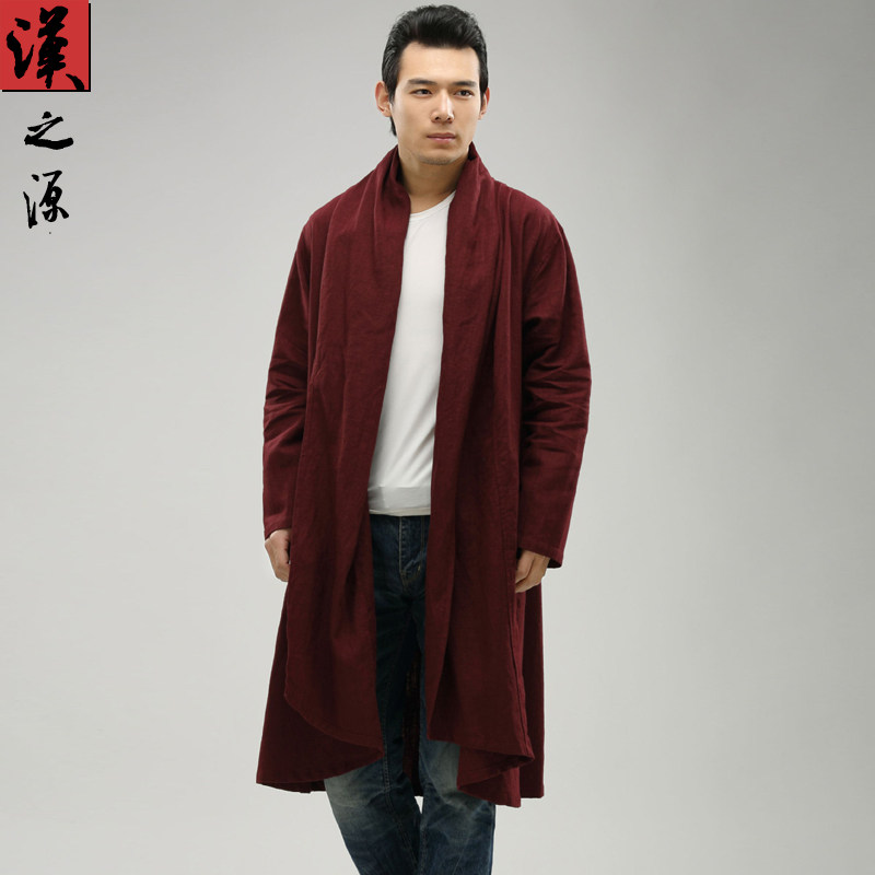 中国风长衫汉服棉麻民族风唐装