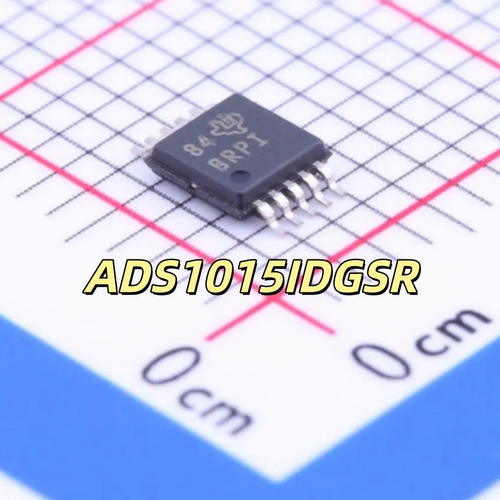 原装现货    ADS1015IDGSR     支持I2C接口   模数转换器（ADC）