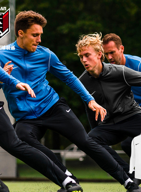 天天正品耐克足球运动立领夹克训练男跑步休闲针织外套BV6886-100