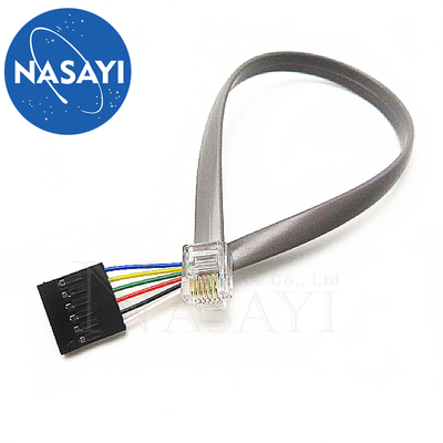 ICSP 水晶头 RJ11 转SIP6 下载线 /插座线 配 ICD3 ICD2 PICKIT3