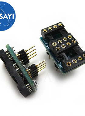 镀金DIP直插IC座 单运放转双运放座 适合OPA627 AD797 OPA604