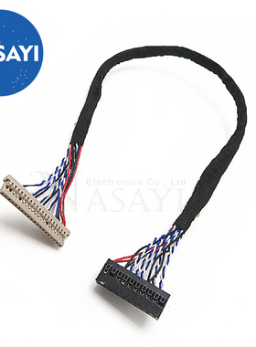 用于鼎科乐华驱动板屏线 DF14D8 20P 针插单8屏线 改15寸液晶常