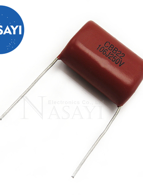 CBB22聚丙烯金属化薄膜电容器250V106J 106K 10UF 250V